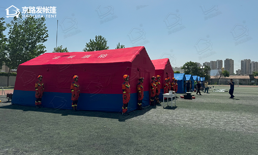 天津北辰消防充气帐篷